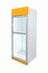 Upright Glass Door Dual Temperature Freezer/Chiller